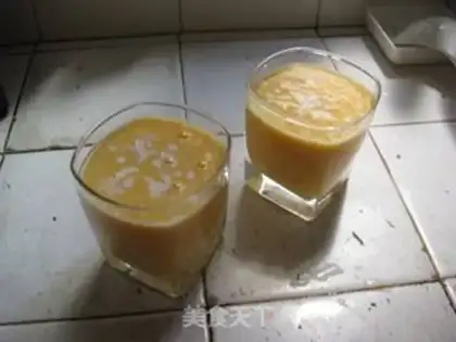 Make A papaya milkshake step 4