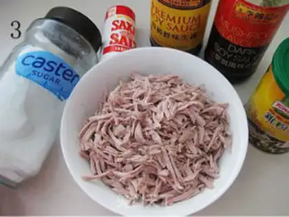 Make Healthy meat pine step 2