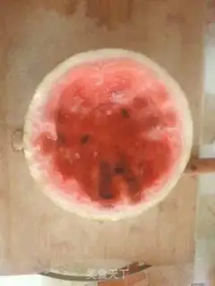 Make Ice melon fruit step 1
