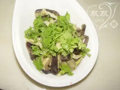 Make Garlic hand tore eggplant step 6
