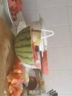 Make Ice melon fruit step 4