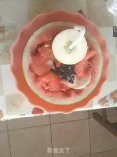 Make Ice melon fruit step 5
