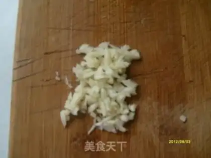 Make Garlic beans step 1