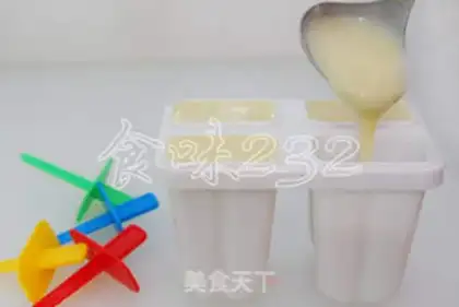 Make The durian milk popsicle step 5