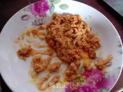 Make Egg yogurt beans step 1