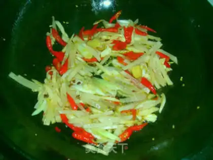 Make Spicy shrimp step 4