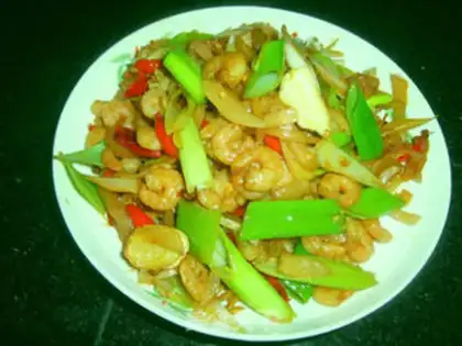 Make Spicy shrimp step 7