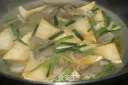Make Fried tofu brings back the pot step 5