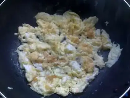 Make Smelt fried eggs step 2