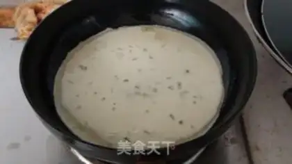 Make Meat and cheese omelet step 2