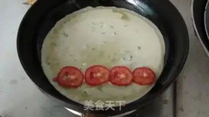 Make Meat and cheese omelet step 3