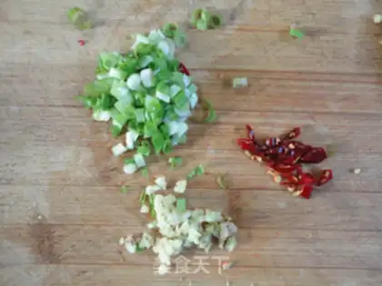 Make Sour bean horns for eggs step 1