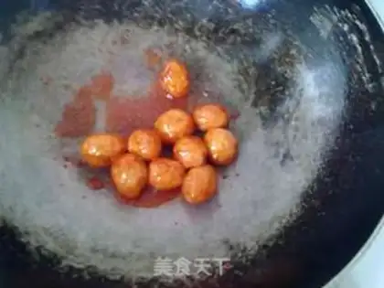 Make Eggs with eggplant juice step 5