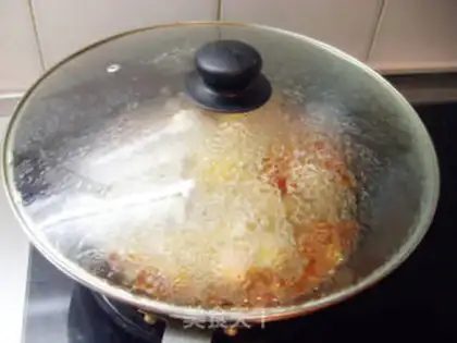 Make Spicy fish ball rice line step 5