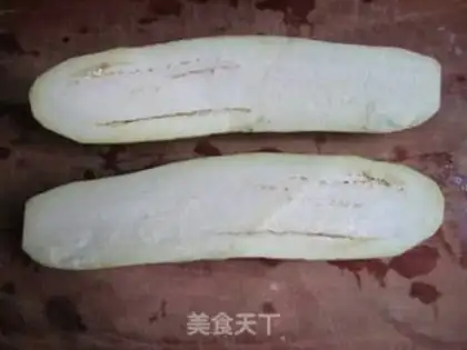 Make Garlic hand tore eggplant step 0