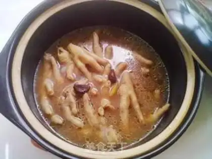 Make Black garlic chicken feet step 11