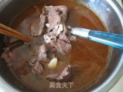 Make Sand and beef noodles step 5