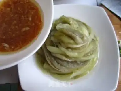 Make Garlic hand tore eggplant step 6