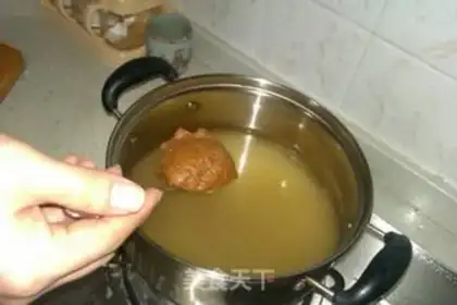 Make Korean sauce soup step 1
