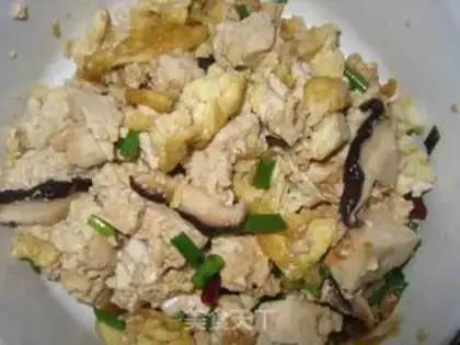 Make Tofu eggs step 1