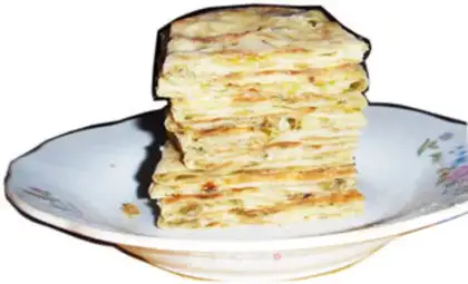 Make Onion cake step 17
