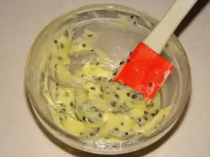 Make Black sesame milk bread step 2