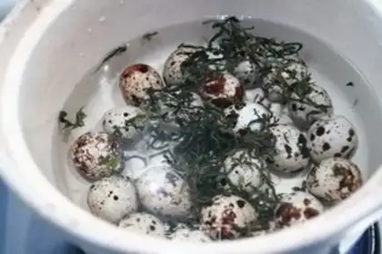 Make Tea quail eggs step 2