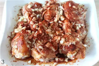 Make Black pepper chili chicken wings step 2