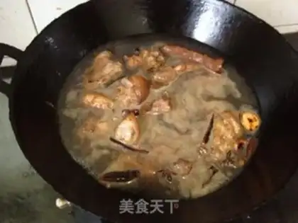 Make Corn stew pig