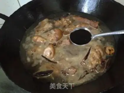 Make Corn stew pig