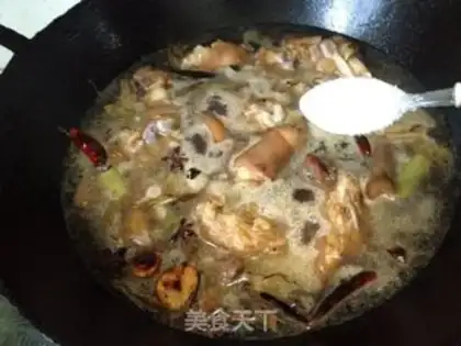 Make Corn stew pig