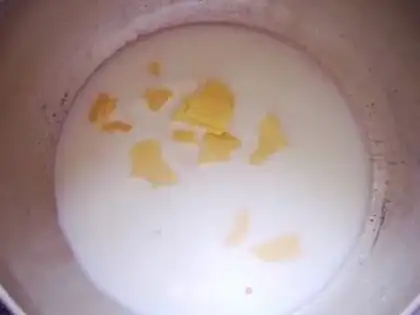 Make Coco milk, double toast step 0