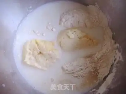 Make Coco milk, double toast step 3