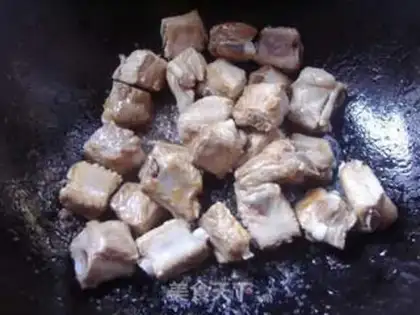 Make Potato burn ribs step 4