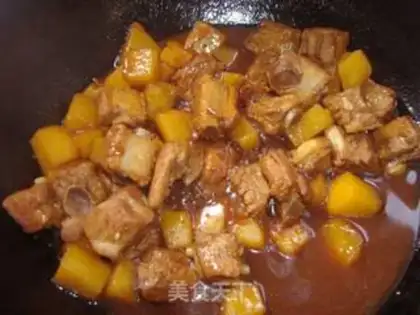 Make Potato burn ribs step 8