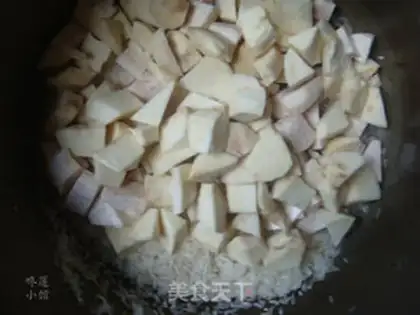 Make Potato apple rice step 2