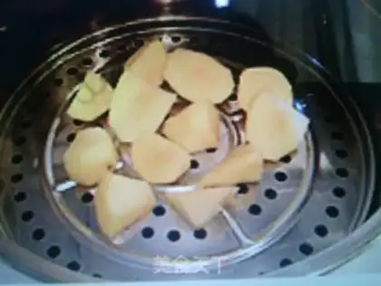 Make Bacon mashed ball step 0