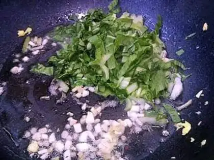 Make Bacon fried rice step 8