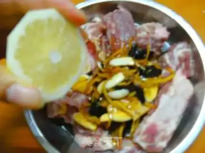 Make Black garlic lemon bone step 6