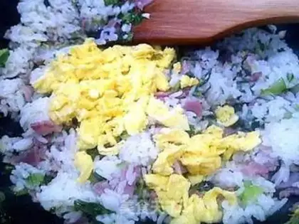 Make Bacon fried rice step 12