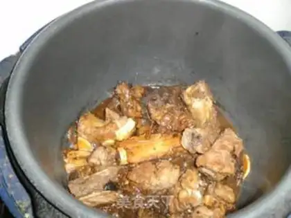 Make Black garlic lemon bone step 10