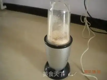Make Self-polishing rice powdered meat step 4