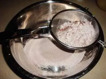 Make Cocoa sponge cake step 0