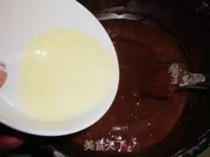 Make Cocoa sponge cake step 7