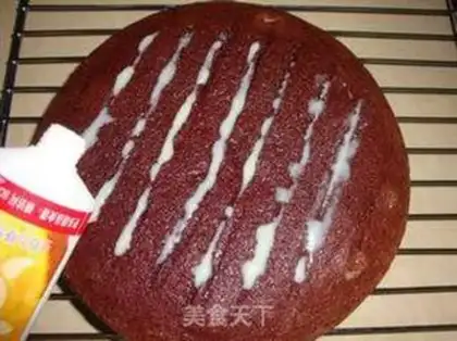 Make Cocoa sponge cake step 10