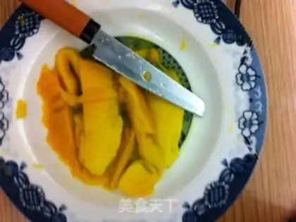 Make Chocolate mango ice cream step 2