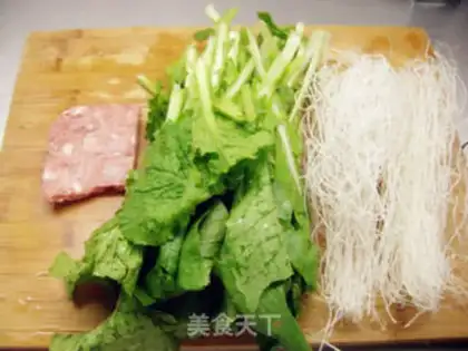 Make Meat powder fan cabbage step 0