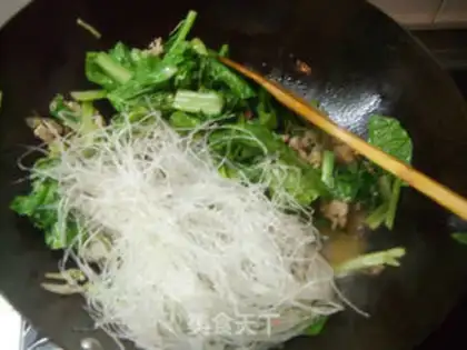 Make Meat powder fan cabbage step 5