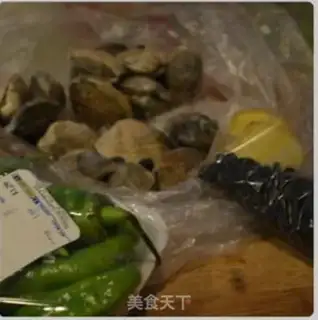 Make Pepper clams step 0