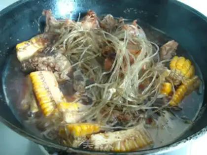 Make Corn stew cavity step 5